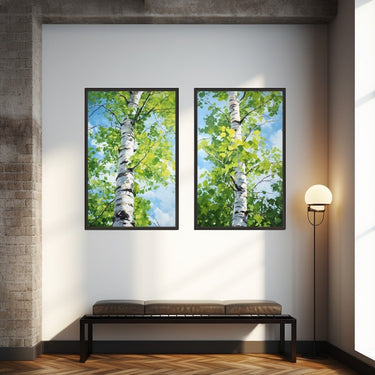 Peinture Arbre Bouleau